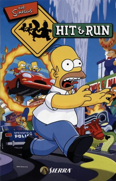 The Simpsons: Hit & Run — Original game artwork